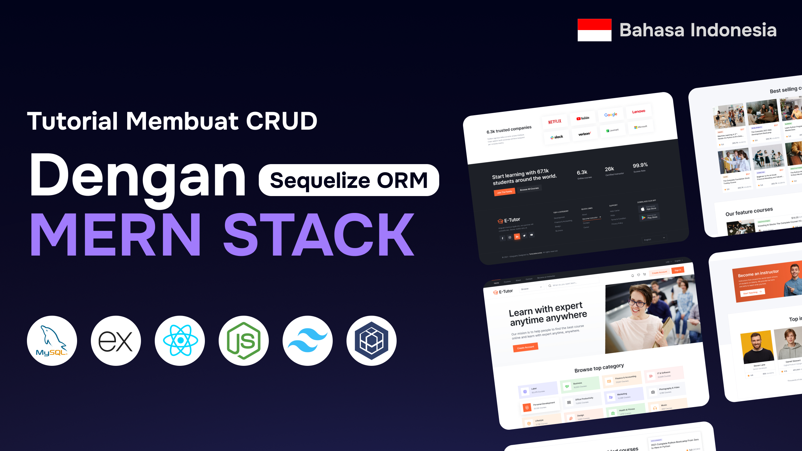 Tutorial MERN Bahasa Indonesia untuk pemula